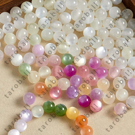 Change color under light/sunshine Resin beads  lucky scoops -- Open in live