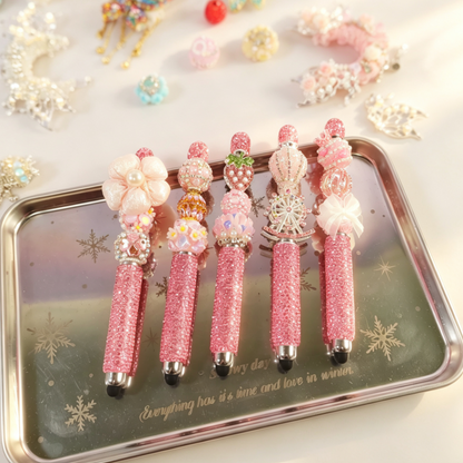 Handmade DIY Pen Set | Pens+ Pen Beads+ Topper+ Extenders