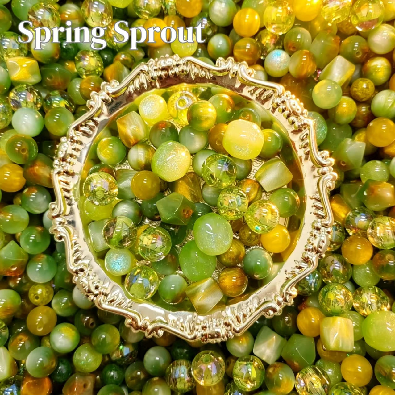 Aesthetic Vibe Color‑Curated Theme Beads | Resin & Glass By Ounce