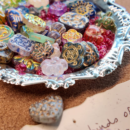 NEW ARRIVAL! [C1 Open-in-Live] Czech Style Retro Beads Lucky Bags for DIY Bracelets