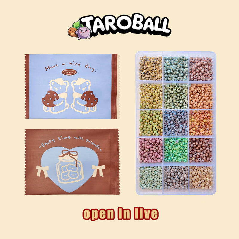 NEW ARRIVAL! [C1 Open-in-Live] Czech Style Retro Beads Lucky Bags for DIY Bracelets