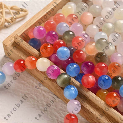 Change color under light/sunshine Resin beads  lucky scoops -- Open in live