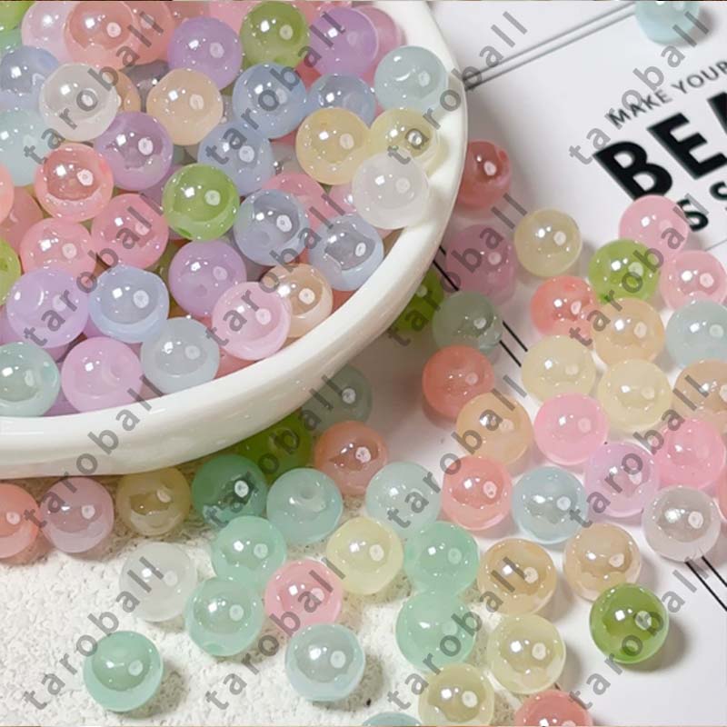 Change color under light/sunshine Resin beads  lucky scoops -- Open in live