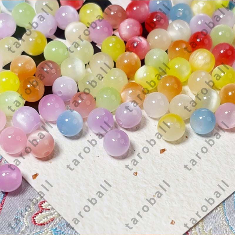Change color under light/sunshine Resin beads  lucky scoops -- Open in live