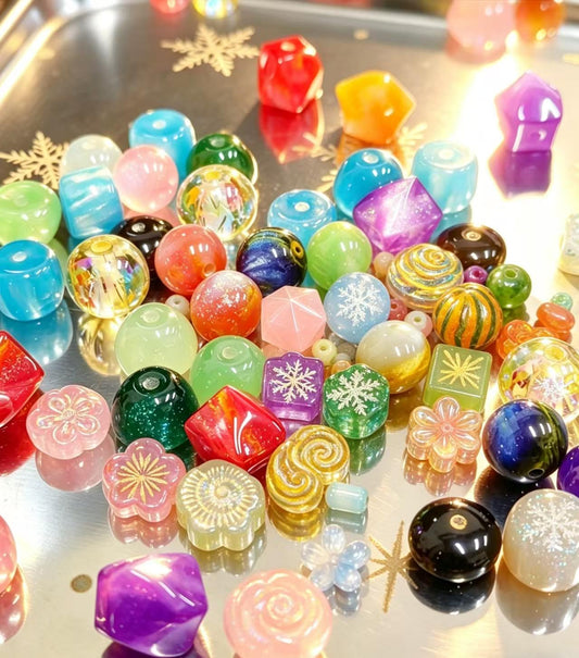 [Combo]Open-in-Live Resin Beads + Color-Changing Beads