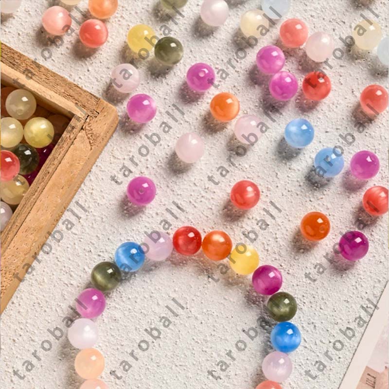 Change color under light/sunshine Resin beads  lucky scoops -- Open in live