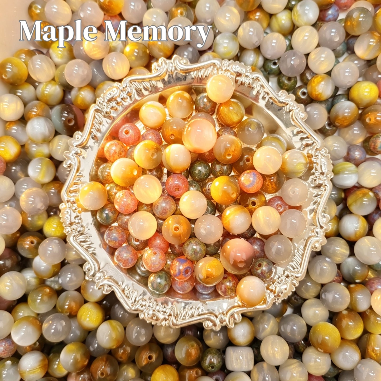 Aesthetic Vibe Color‑Curated Theme Beads | Resin & Glass By Ounce