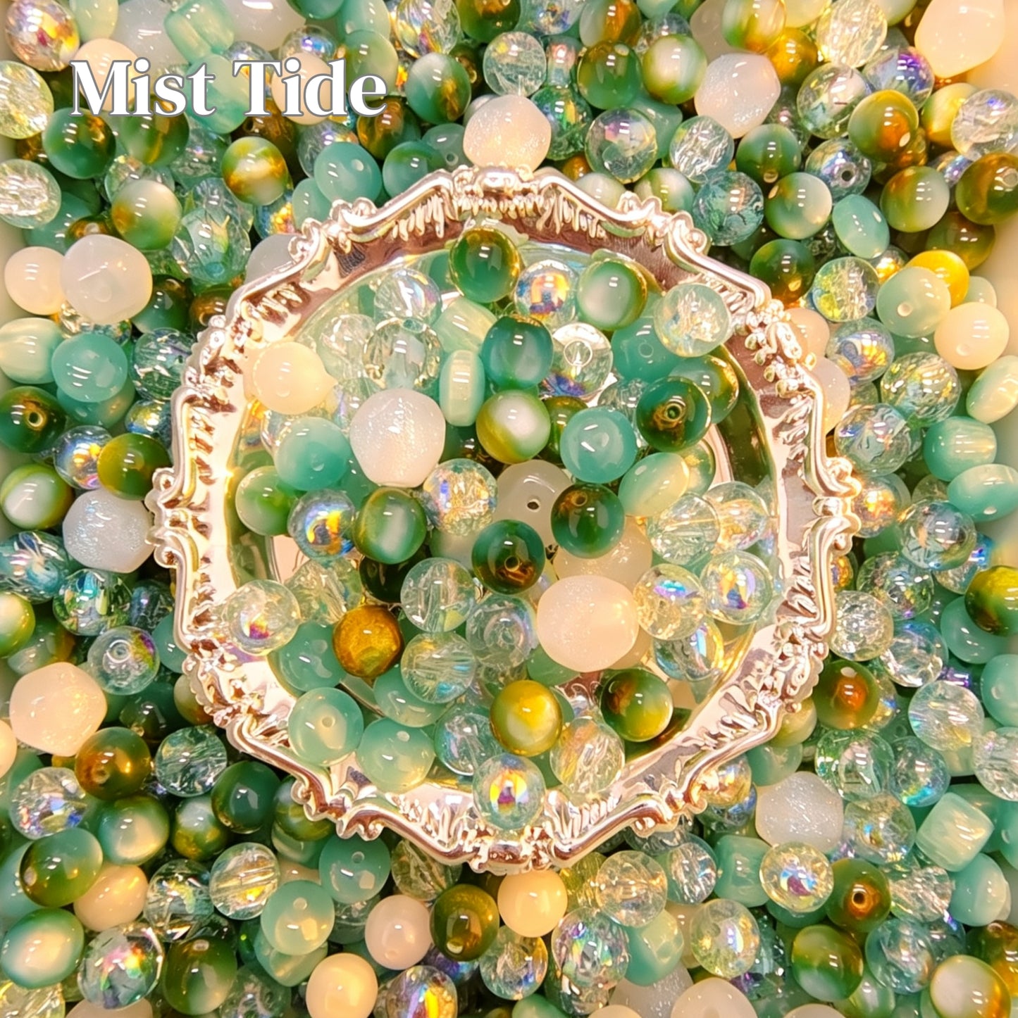 Aesthetic Vibe Color‑Curated Theme Beads | Resin & Glass By Ounce